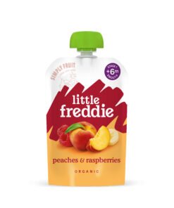 Little Freddie- Vibrant Peaches and Raspberries