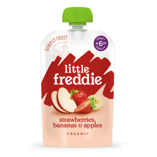 Little Freddie- Strawberries, Bananas & Apples