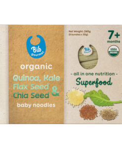 Bib Gourmet Organic Quinoa, Kale Flax Seed & Chia Seed Baby Noodles