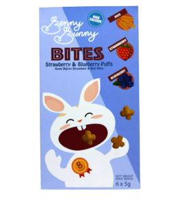 Benny Bunny Bites- Strawberry & Blueberry Puffs- 30g (8m+)