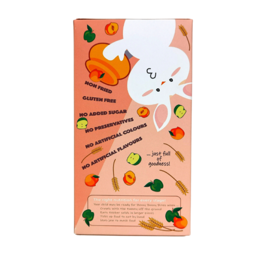 Benny Bunny Bites- Apple & Peach Puffs- 30g (8m+) - Image 5