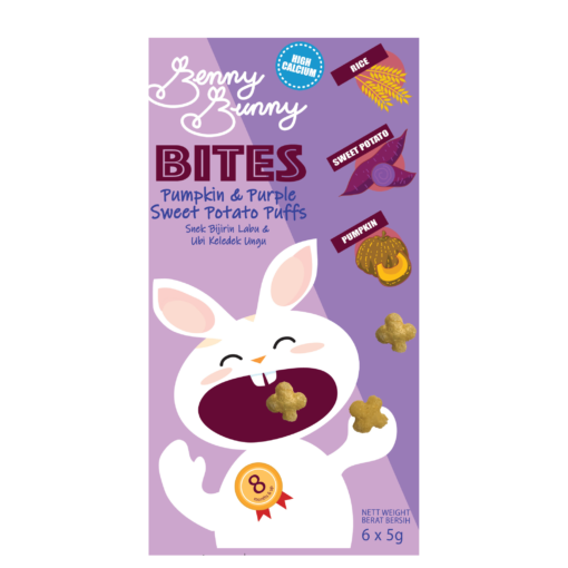 Benny Bunny Bites- Sweet Potato & Pumpkin Puffs- 30g (8m+)